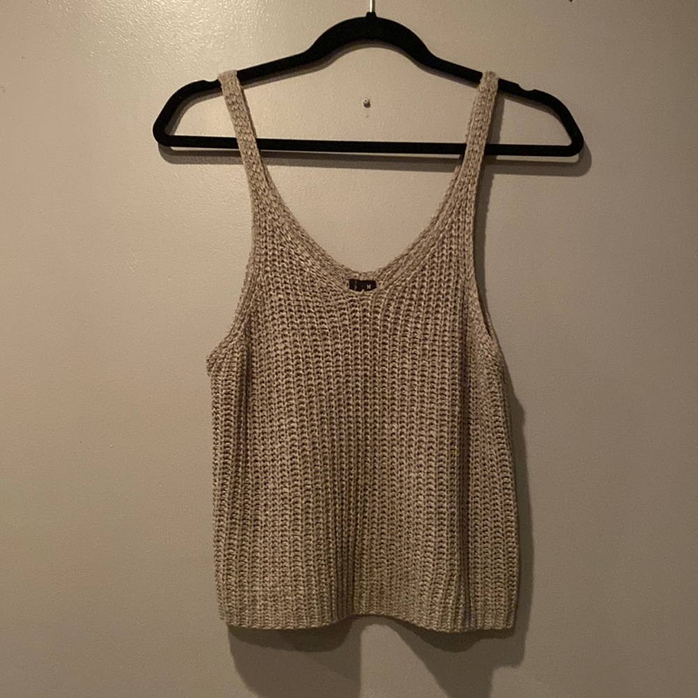 Knitted Green Tank